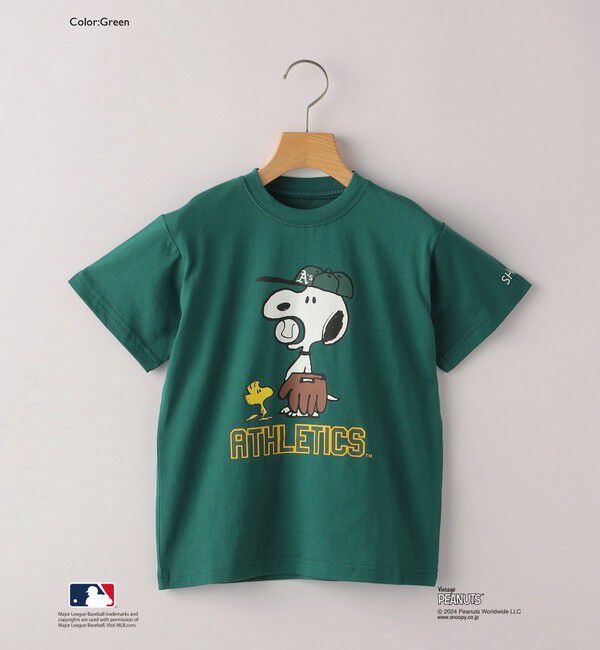 SHIPS KIDS「SHIPS KIDS:100～125cm / スヌーピー&times;MLB TEE」|Tシャツ・カットソー|