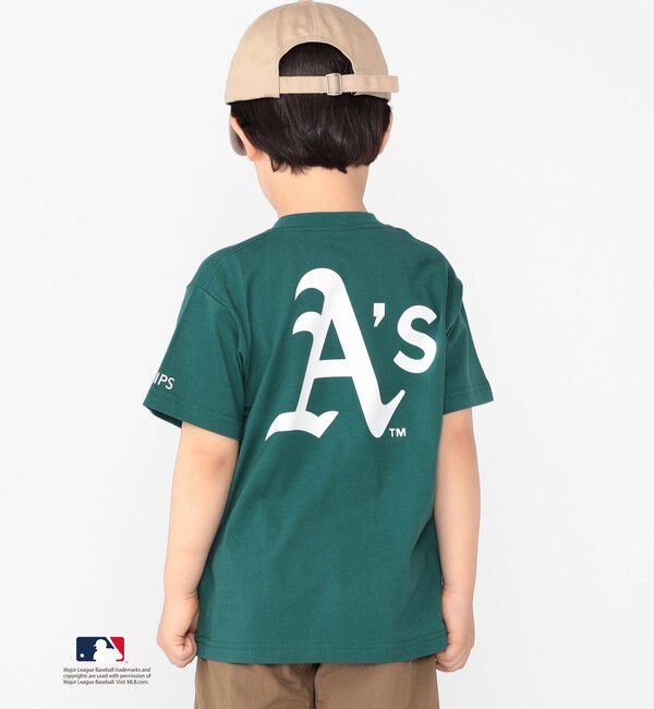SHIPS KIDS「SHIPS KIDS:100～125cm / スヌーピー&times;MLB TEE」|Tシャツ・カットソー|