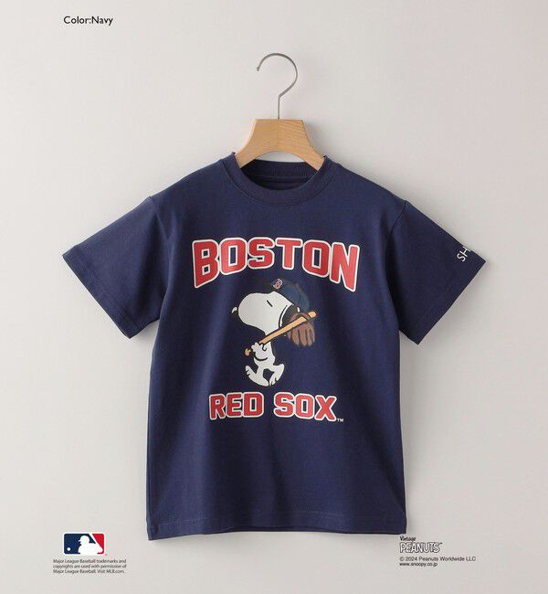 SHIPS KIDS「SHIPS KIDS:100～125cm / スヌーピー&times;MLB TEE」|Tシャツ・カットソー|
