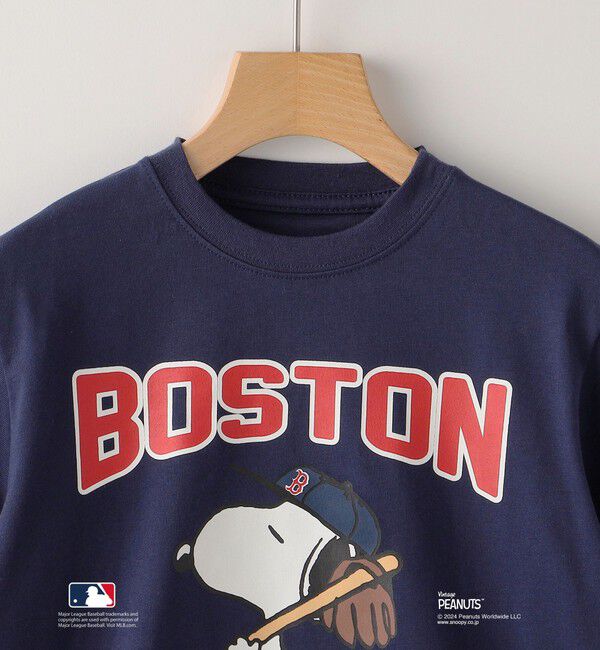 SHIPS KIDS「SHIPS KIDS:100～125cm / スヌーピー&times;MLB TEE」|Tシャツ・カットソー|