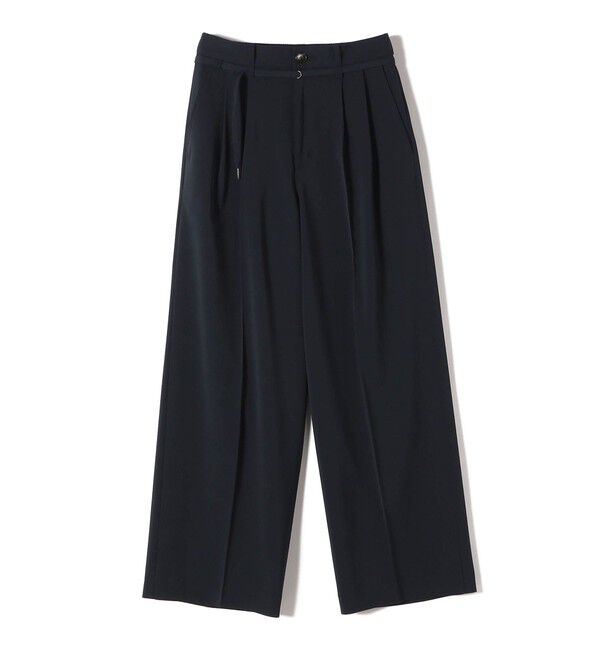 SHIPS for women「〈手洗い可能〉セミ ワイド イージー スラックス」|スラックス|