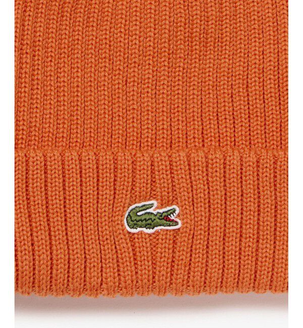 LACOSTE「ウールリブニットキャップ」|キャップ・キャスケット|