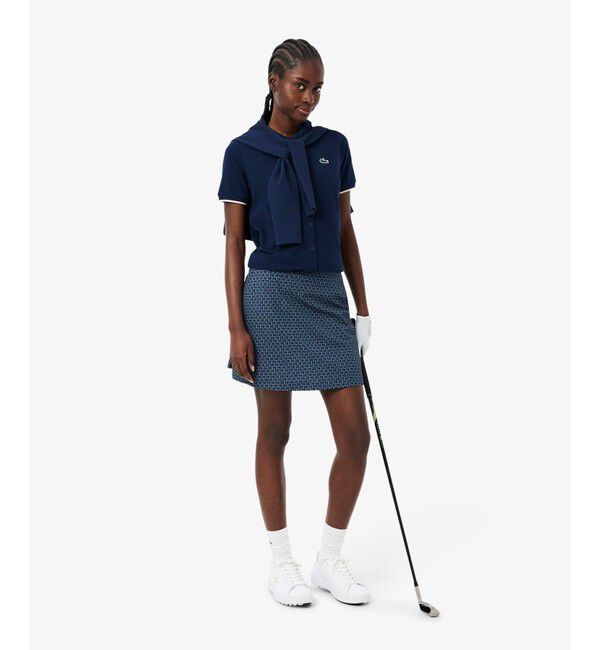 LACOSTE「サーモレギュレーション鹿の子地ゴルフシャツ」|ポロシャツ|