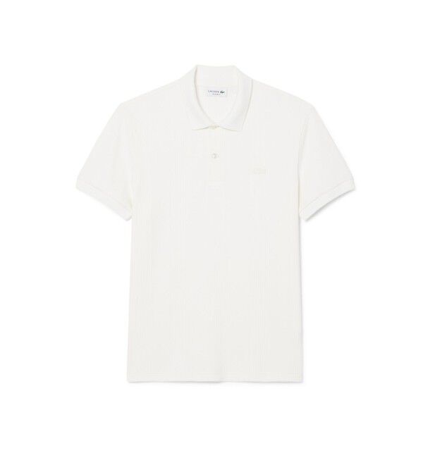 LACOSTE「リブニットポロシャツ」|ポロシャツ|