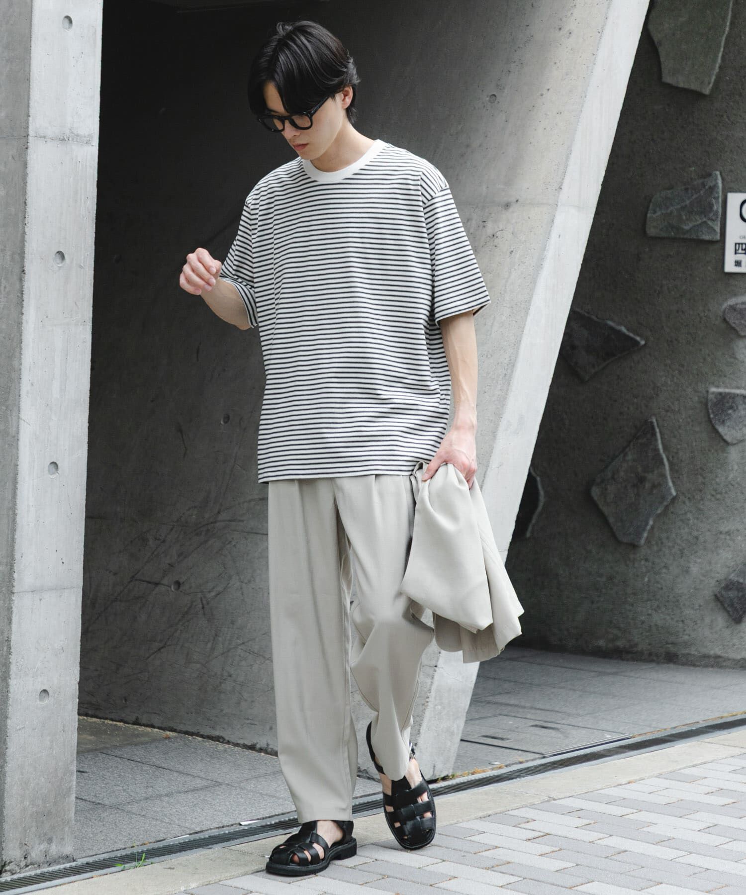 SENSE OF PLACE by URBAN RESEARCH「マルチボーダーショートスリーブTシャツ」|Tシャツ・カットソー|