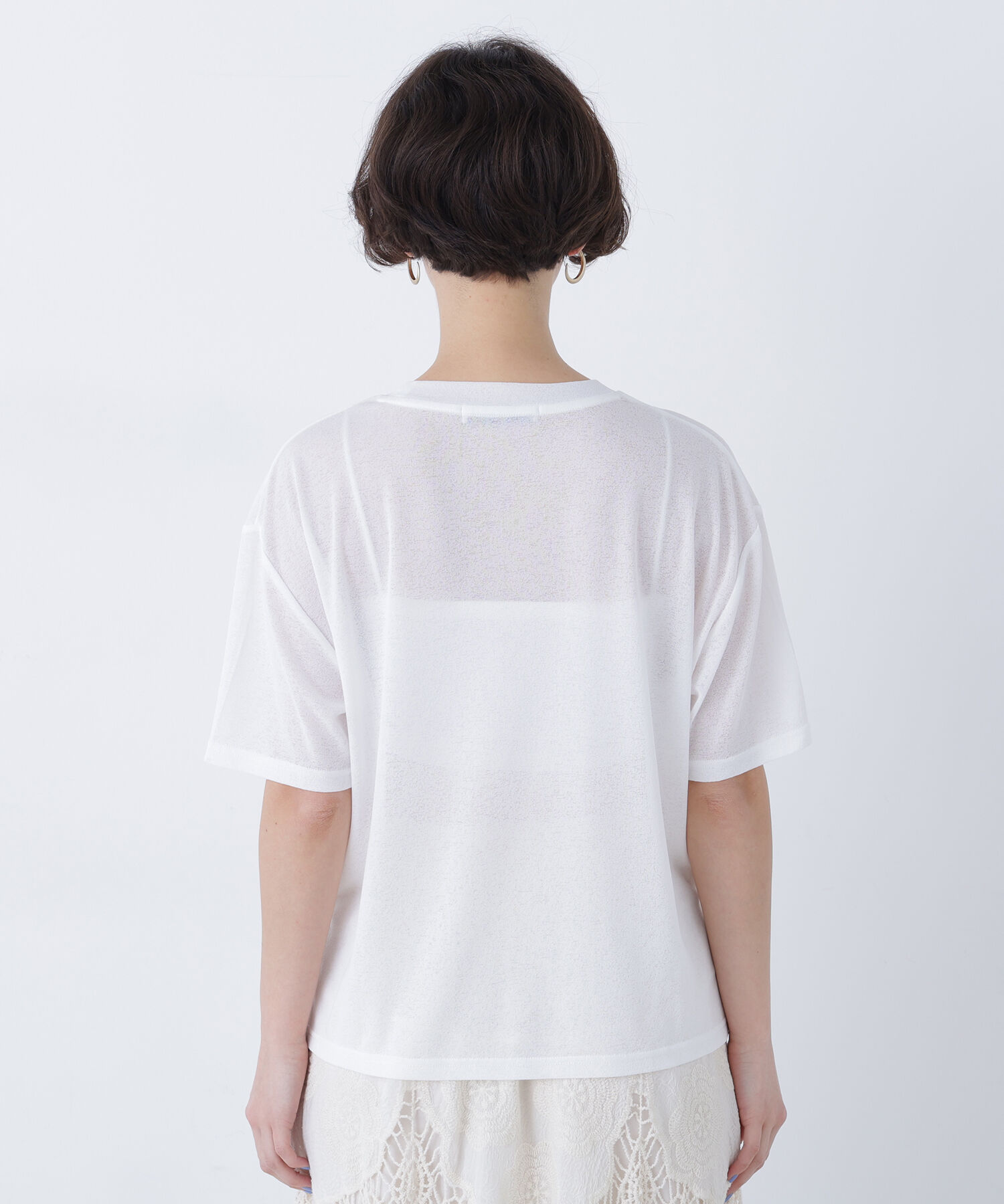 「〈N.〉スラブ天竺カットソー半袖」|Tシャツ・カットソー|