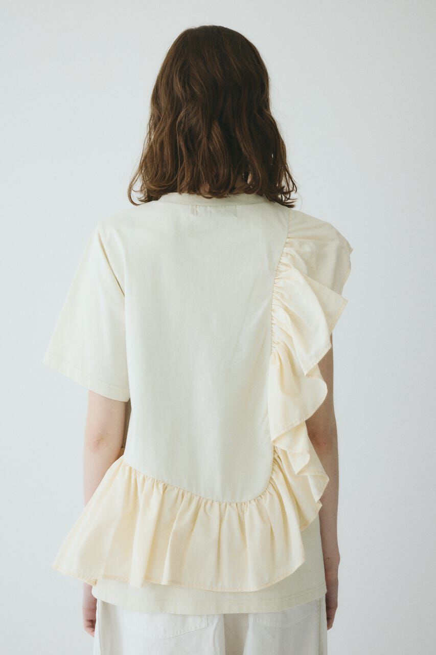 HeRIN.CYE「Docking ruffle peplum tops」|Tシャツ・カットソー|