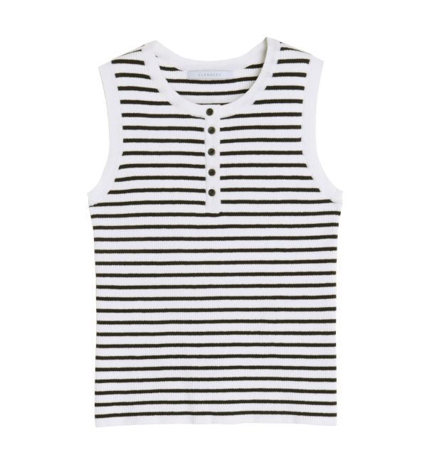 ELENDEEK「HENRY NECK RIB KT」|タンクトップ|
