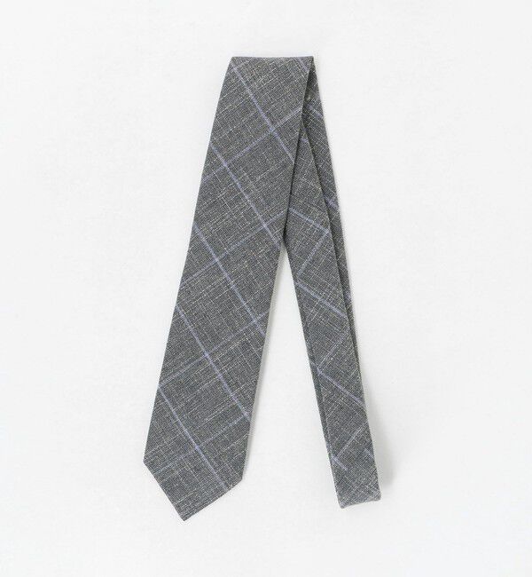 UNITED ARROWS green label relaxing「＜Bleck＞8.0cm REDA チェック2 ネクタイ」|ネクタイ・蝶ネクタイ|DK.GRAY