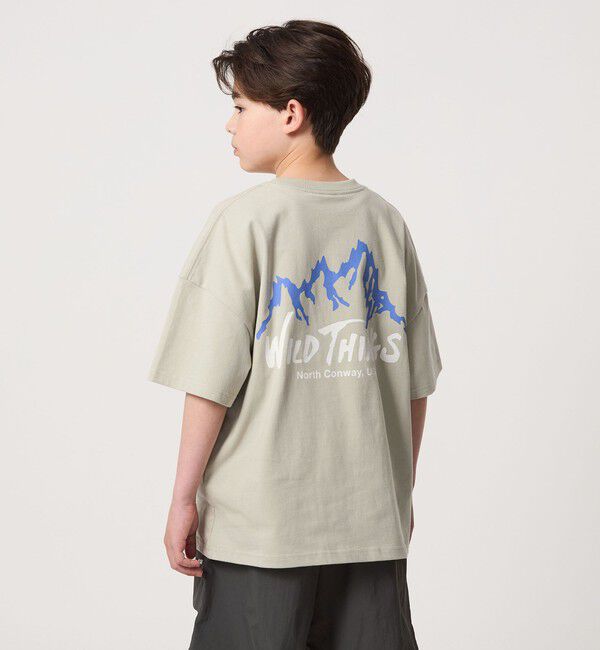 UNITED ARROWS green label relaxing「【別注】＜WILD THINGS＞ マウンテン ショートスリーブ Tシャツ / キッズ 140cm-160cm」|Tシャツ・カットソー|