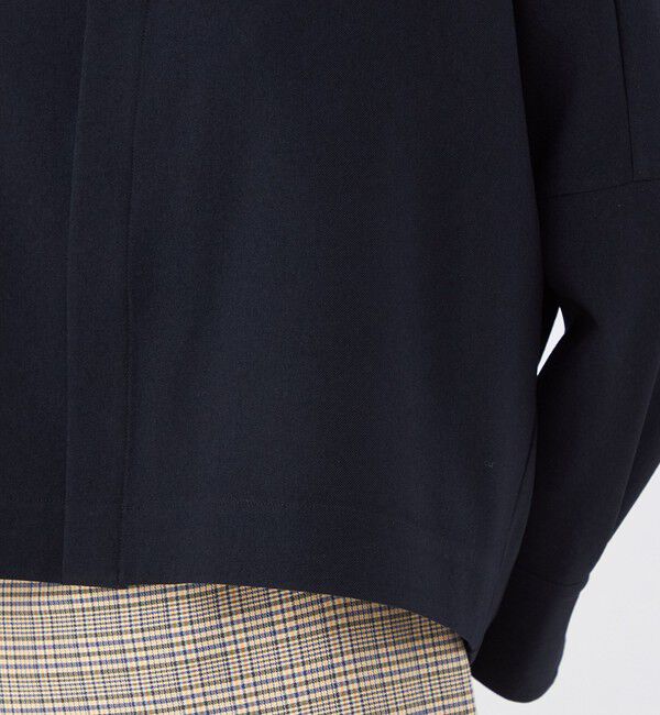 MACPHEE「【WEB限定】ポリエステルフラノ コクーンシャツ」|シャツ・ブラウス|