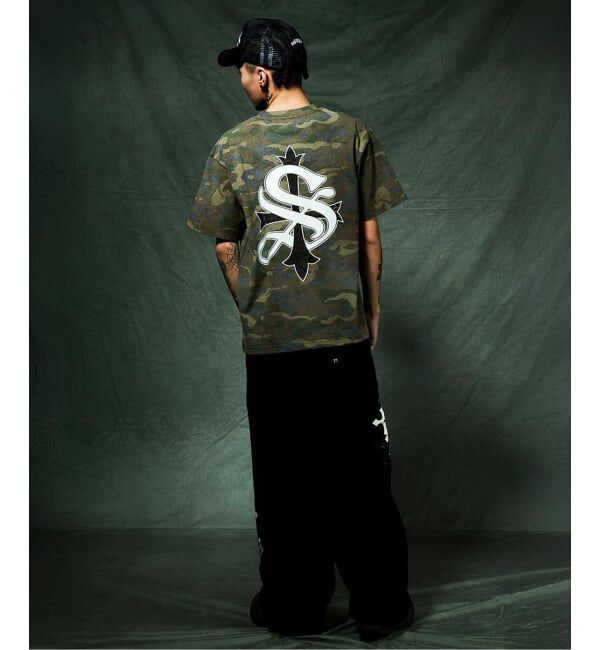 JOINT WORKS「SUPPLIER / サプライヤー Camouflage Cross Tee」|Tシャツ・カットソー|