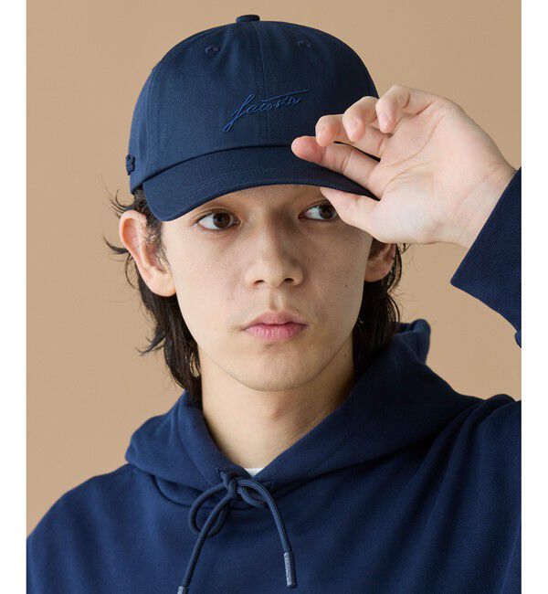 LACOSTE「トーン・オン・トーン6パネルキャップ」|キャップ・キャスケット|