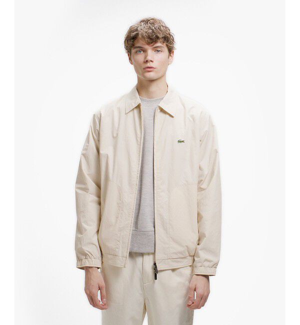 LACOSTE「リバーシブルブルゾン」|ブルゾン・スタジャン|オフホワイト