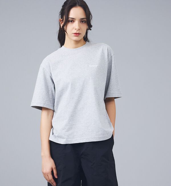 Rouge vif「【Barbour / バブアー】マージョリーコットンロゴ刺繍Tシャツ / MAR」|Tシャツ・カットソー|