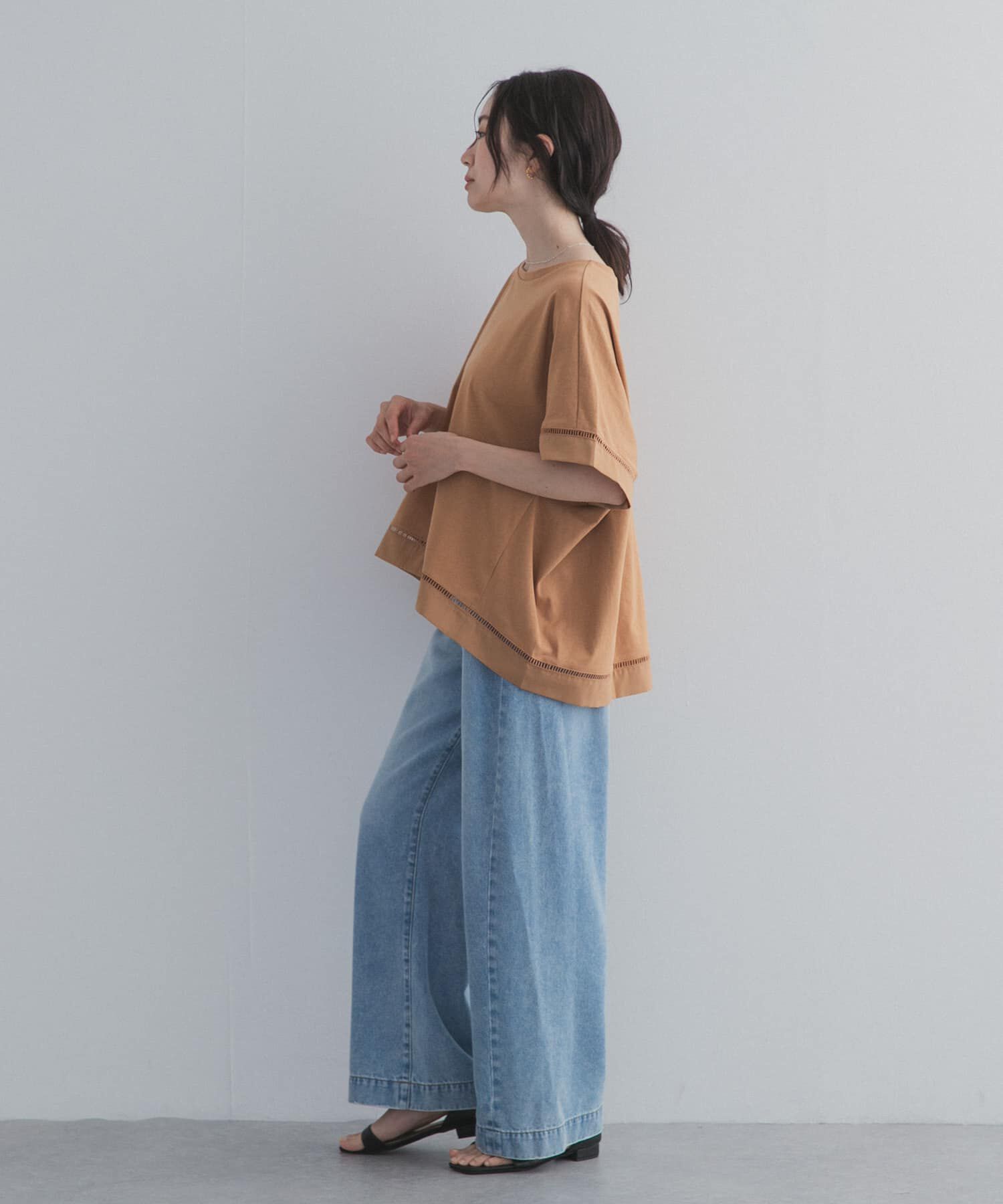 URBAN RESEARCH DOORS「ハシゴレースドッキングプルオーバー」|Tシャツ・カットソー|