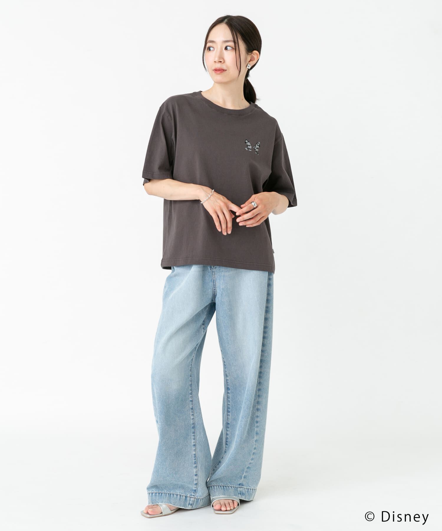 URBAN RESEARCH DOORS「別注/Disney/バックプリントTシャツ」|Tシャツ・カットソー|