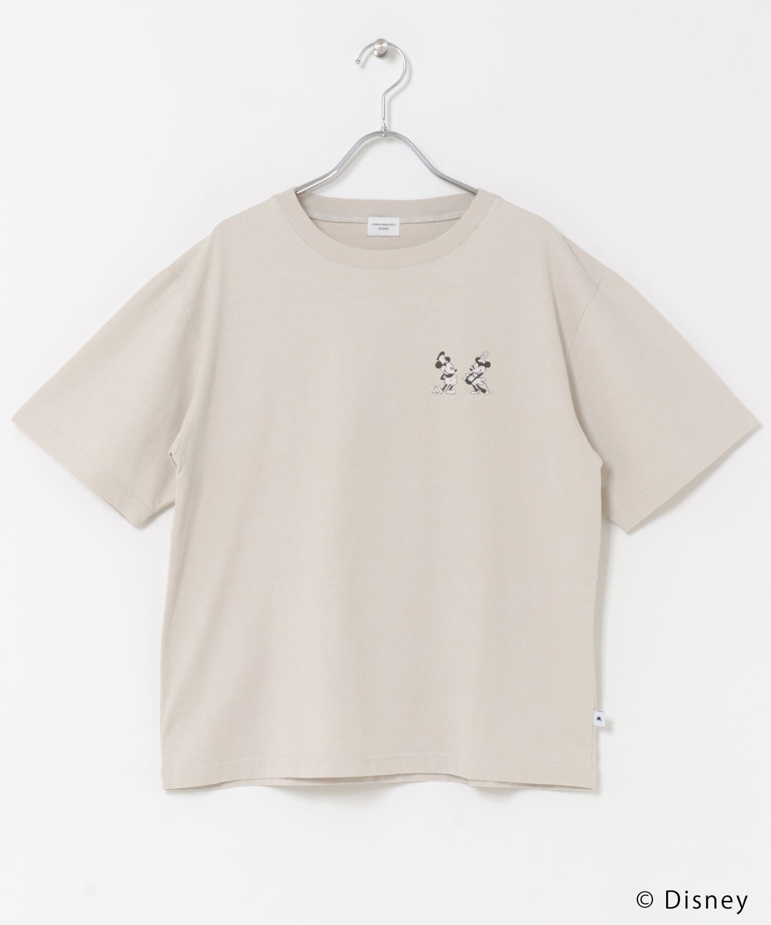 URBAN RESEARCH DOORS「別注/Disney/バックプリントTシャツ」|Tシャツ・カットソー|