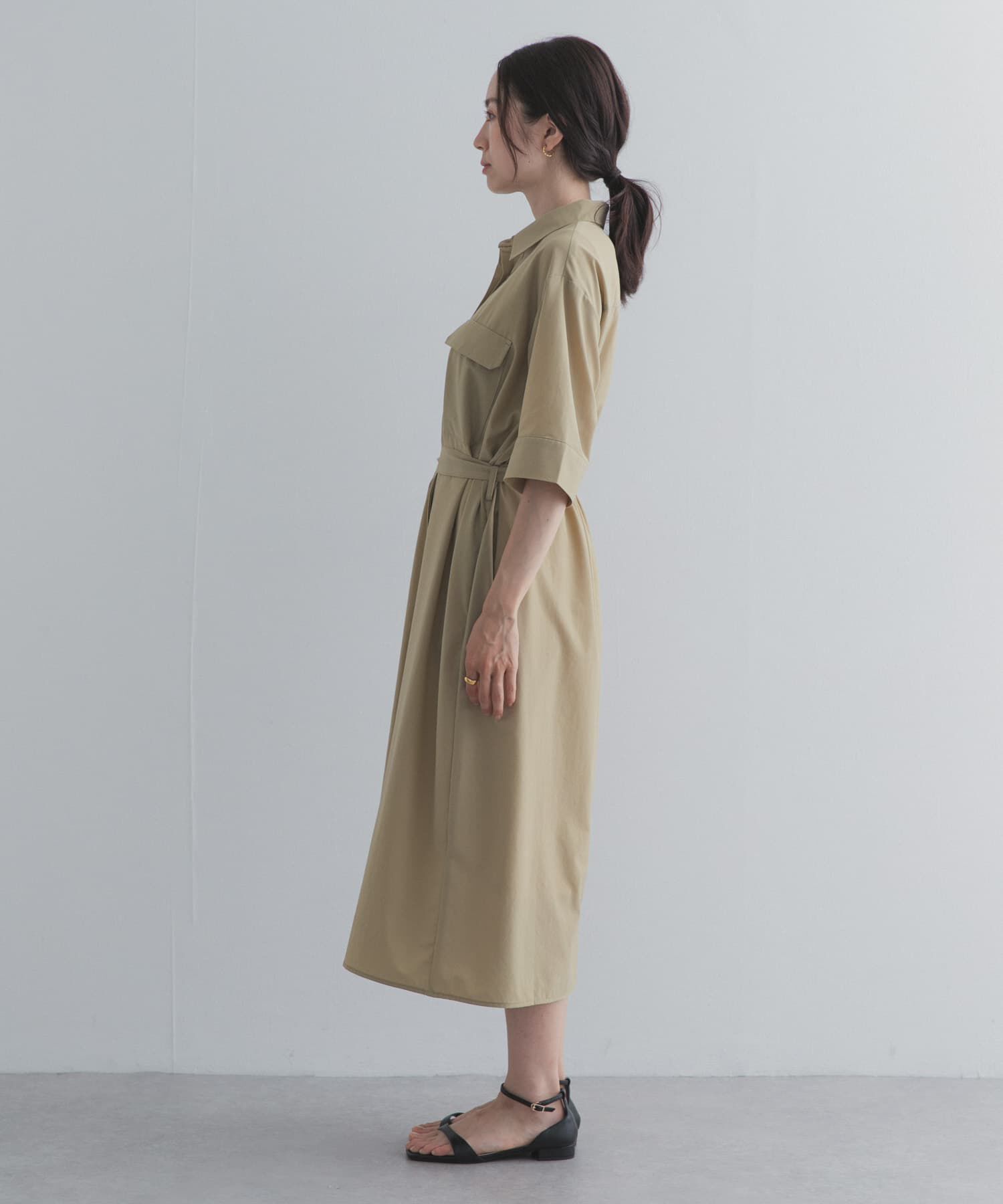 URBAN RESEARCH DOORS「ワークシャツワンピース」|ワンピース|