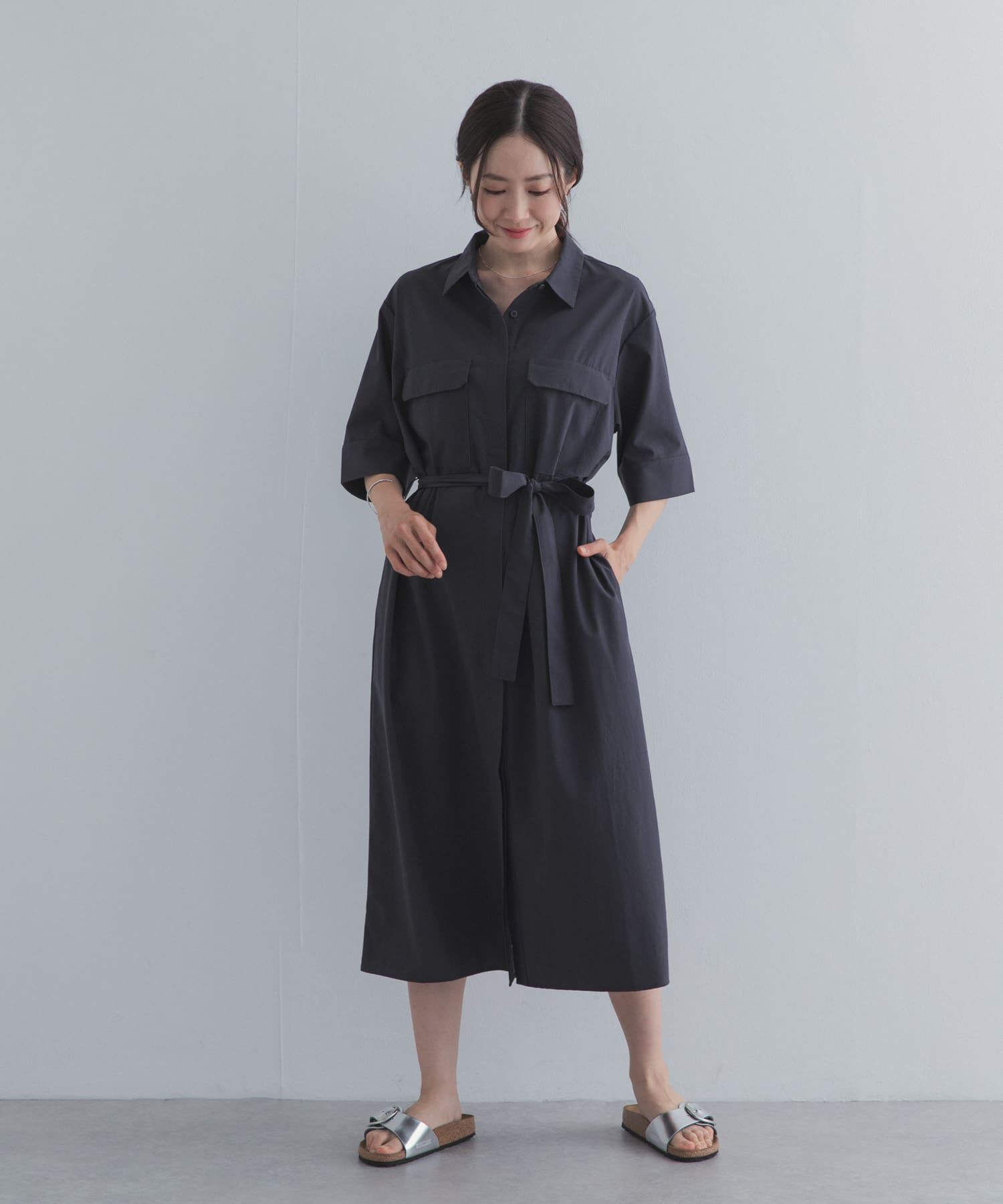URBAN RESEARCH DOORS「ワークシャツワンピース」|ワンピース|