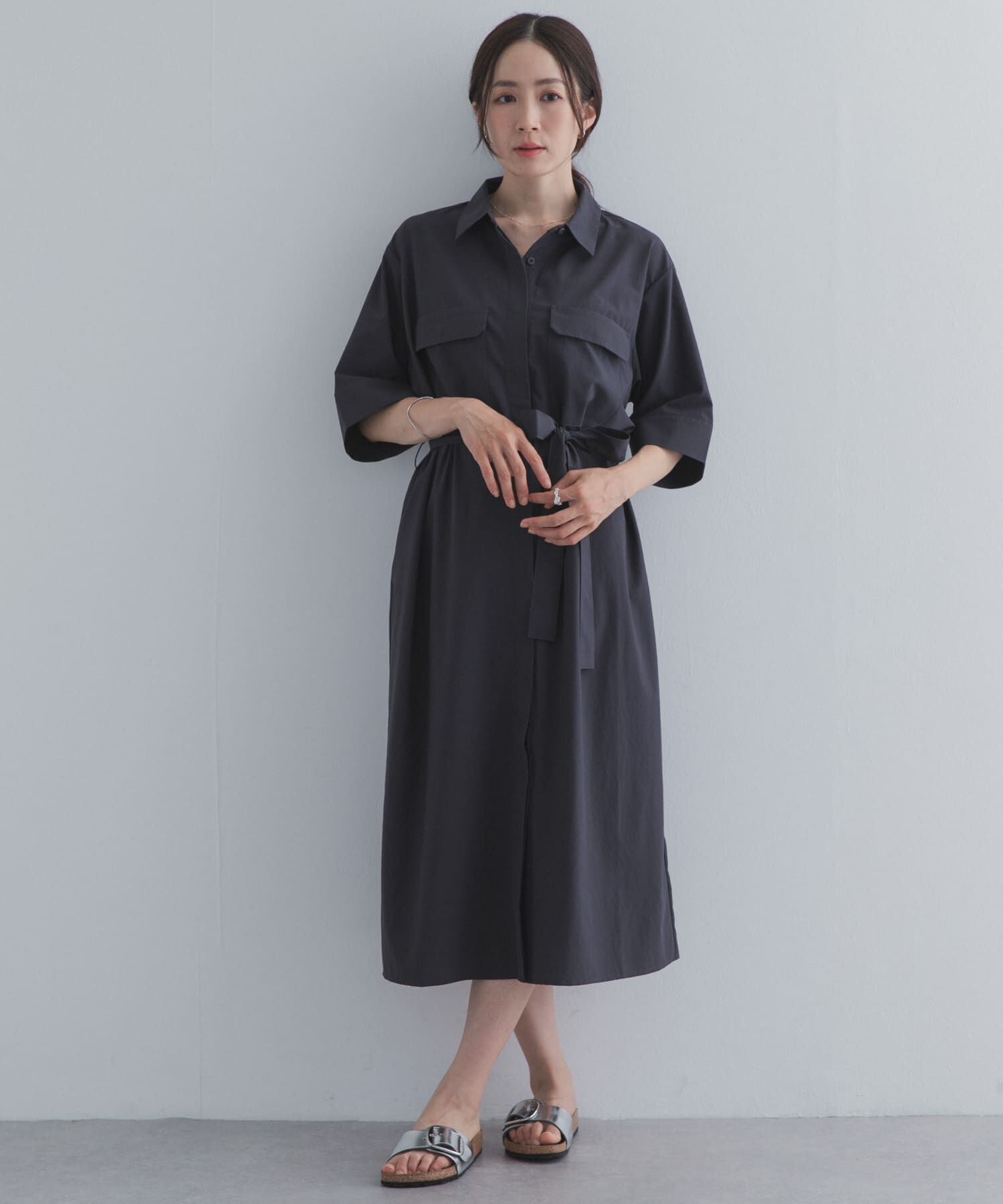 URBAN RESEARCH DOORS「ワークシャツワンピース」|ワンピース|