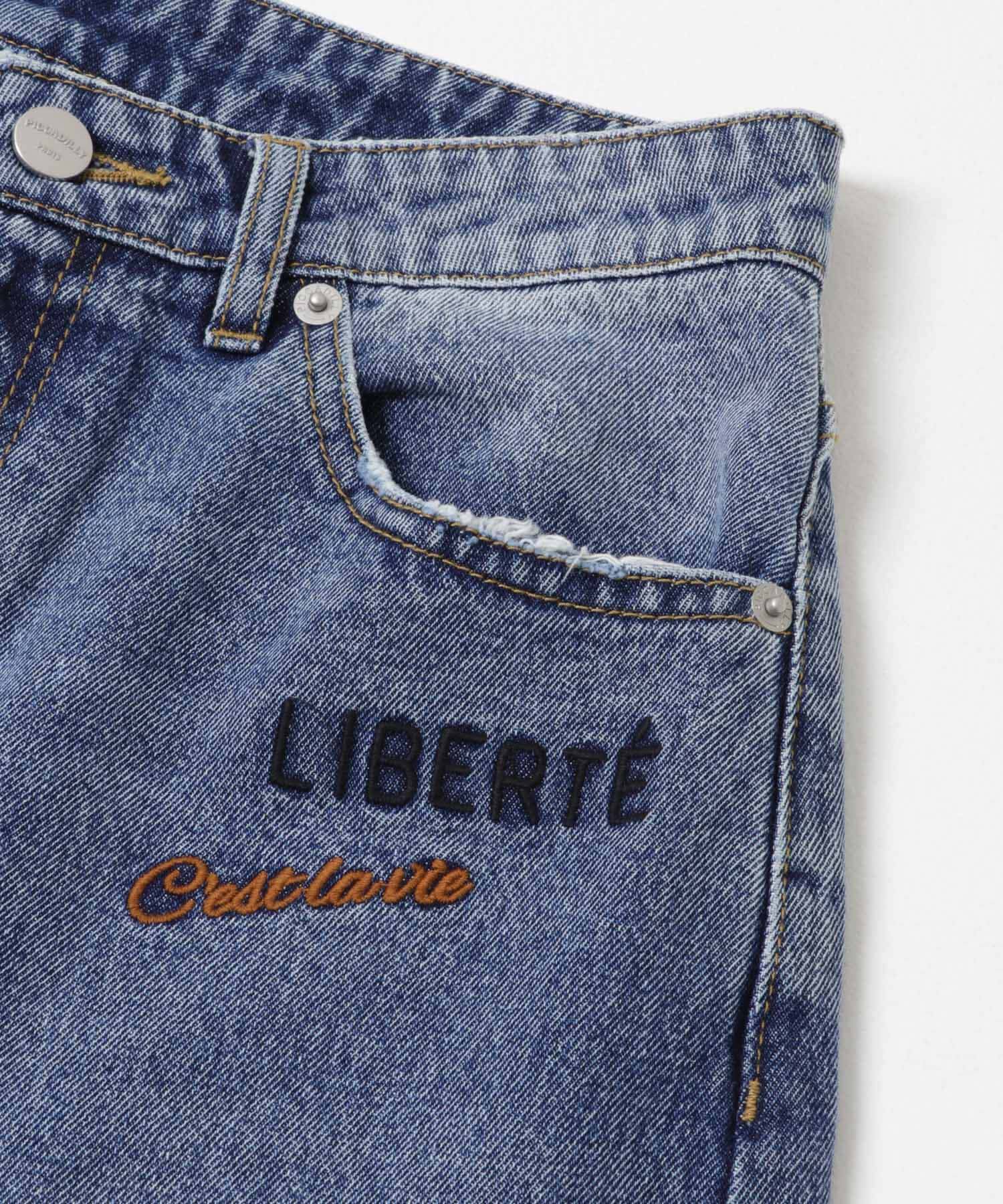 URBAN RESEARCH「『別注』PICCADILLY&times;URBAN RESEARCH　刺繍デニムパンツ」|デニム|