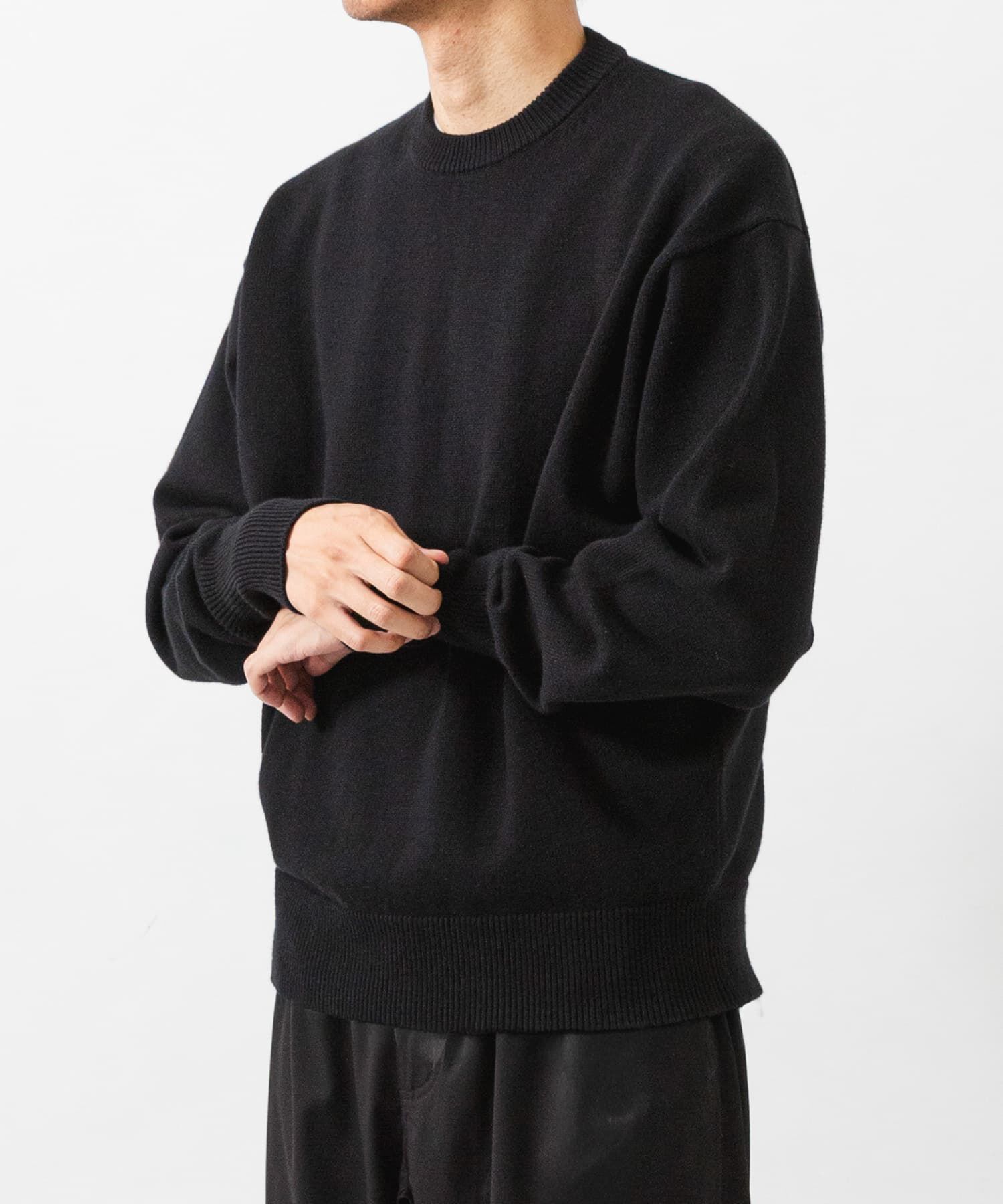 URBAN RESEARCH「COTTON CASHMERE CREW NECK KNIT」|ニット・セーター|