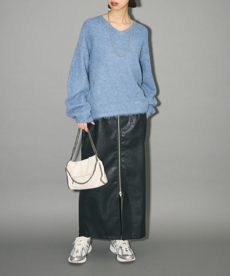 AnriettMusee「VネックニットTOPS」|ニット・セーター|