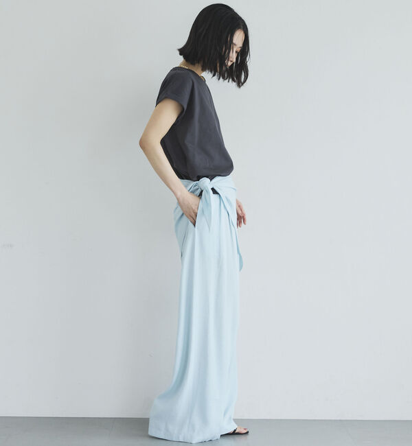Doux archives「ターンバックスリーブベーシックＴシャツ」|Tシャツ・カットソー|