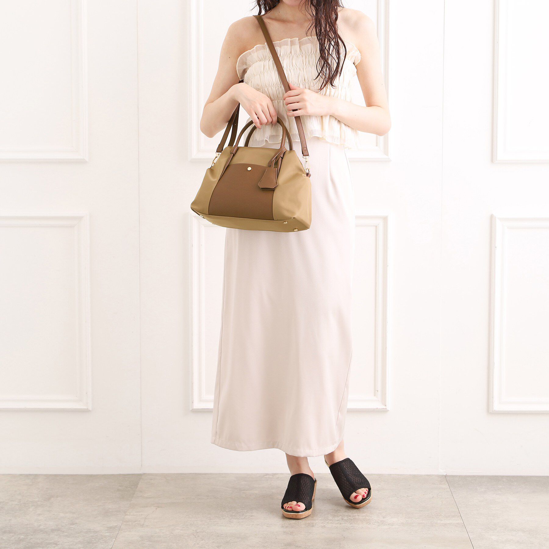 ESPERANZA「【EC限定】ショルダー付ナイロンボストン」|ボストンバッグ|