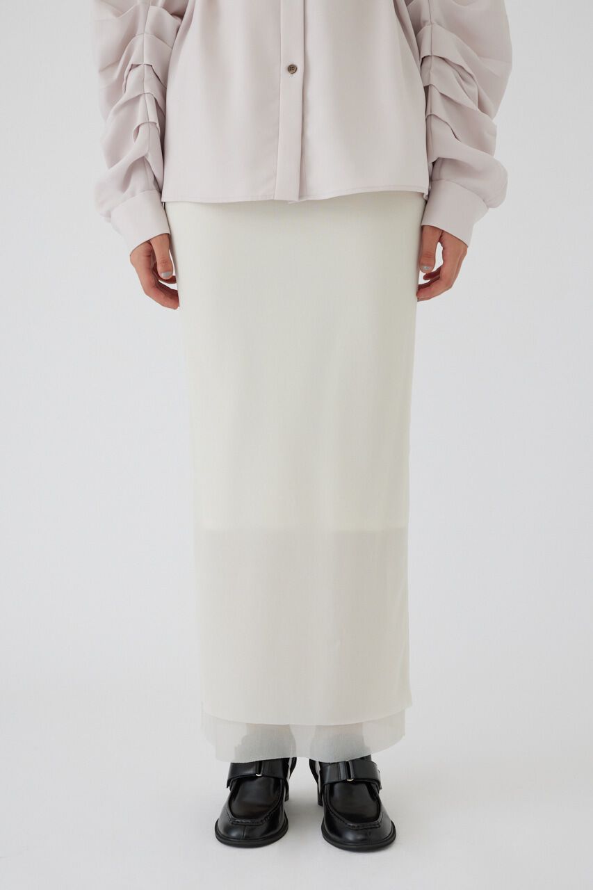 RIM.ARK 「Transparent layered SK」|スカート|