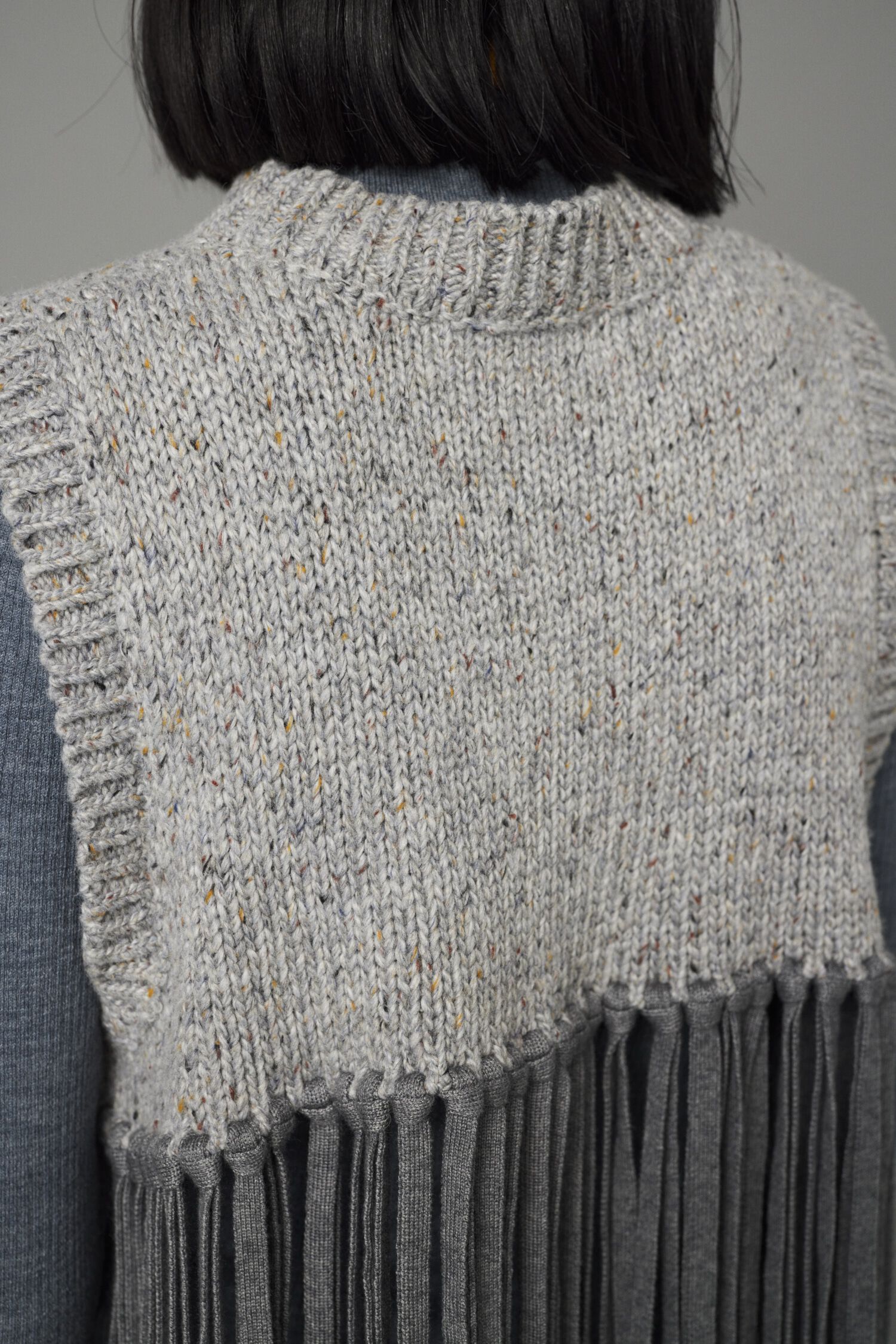 HeRIN.CYE「Fringe knit vest」|シャツ・ブラウス|