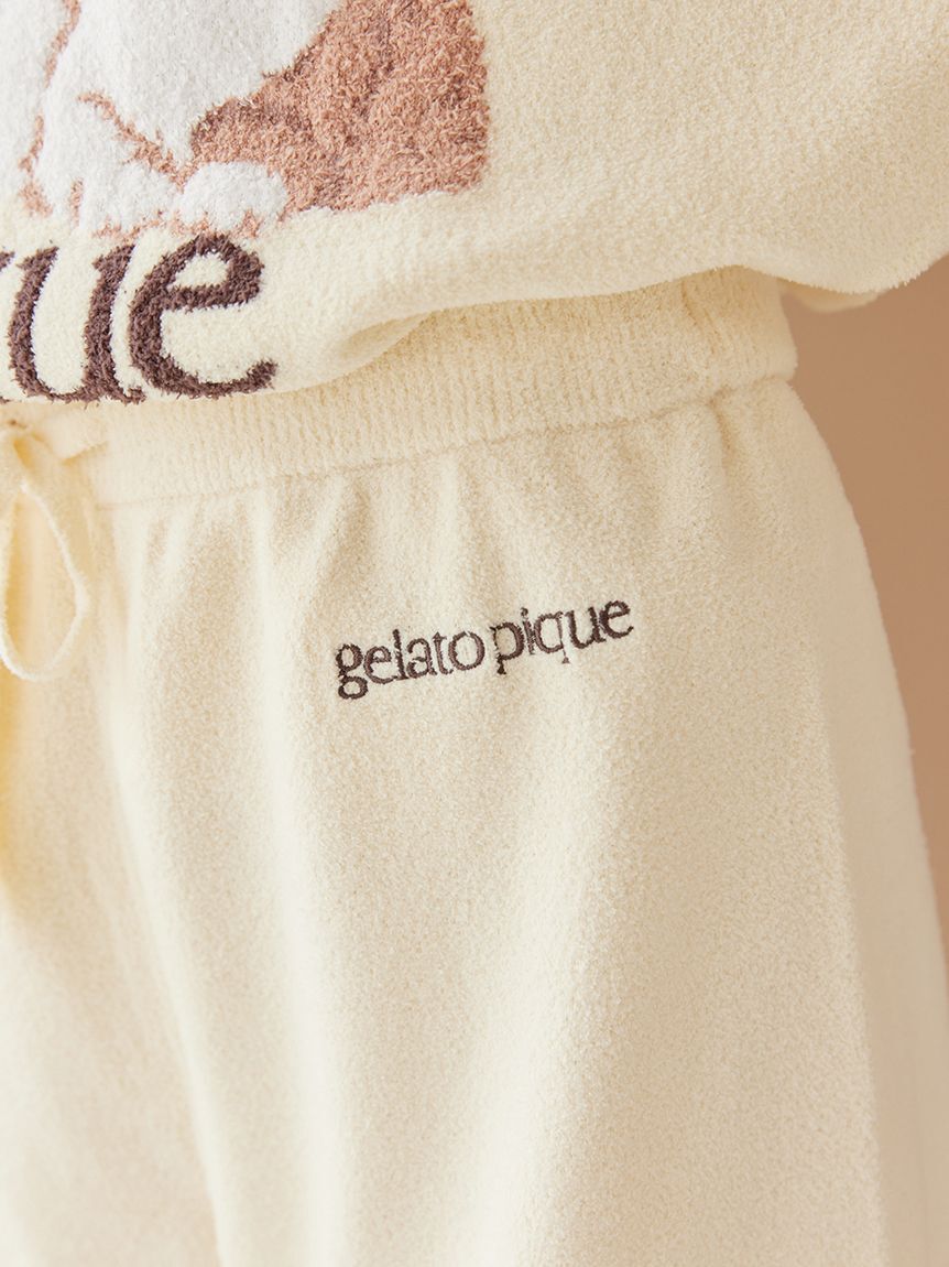 gelato pique「エアリーモコロゴ刺繍ショートパンツ」|ルームウェア|