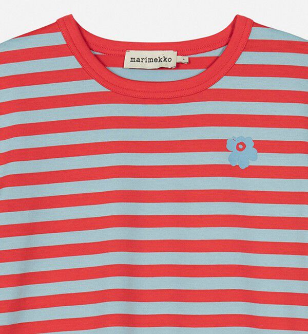 Marimekko「Tasaraita Unikko Tシャツ」|シャツ・ブラウス|