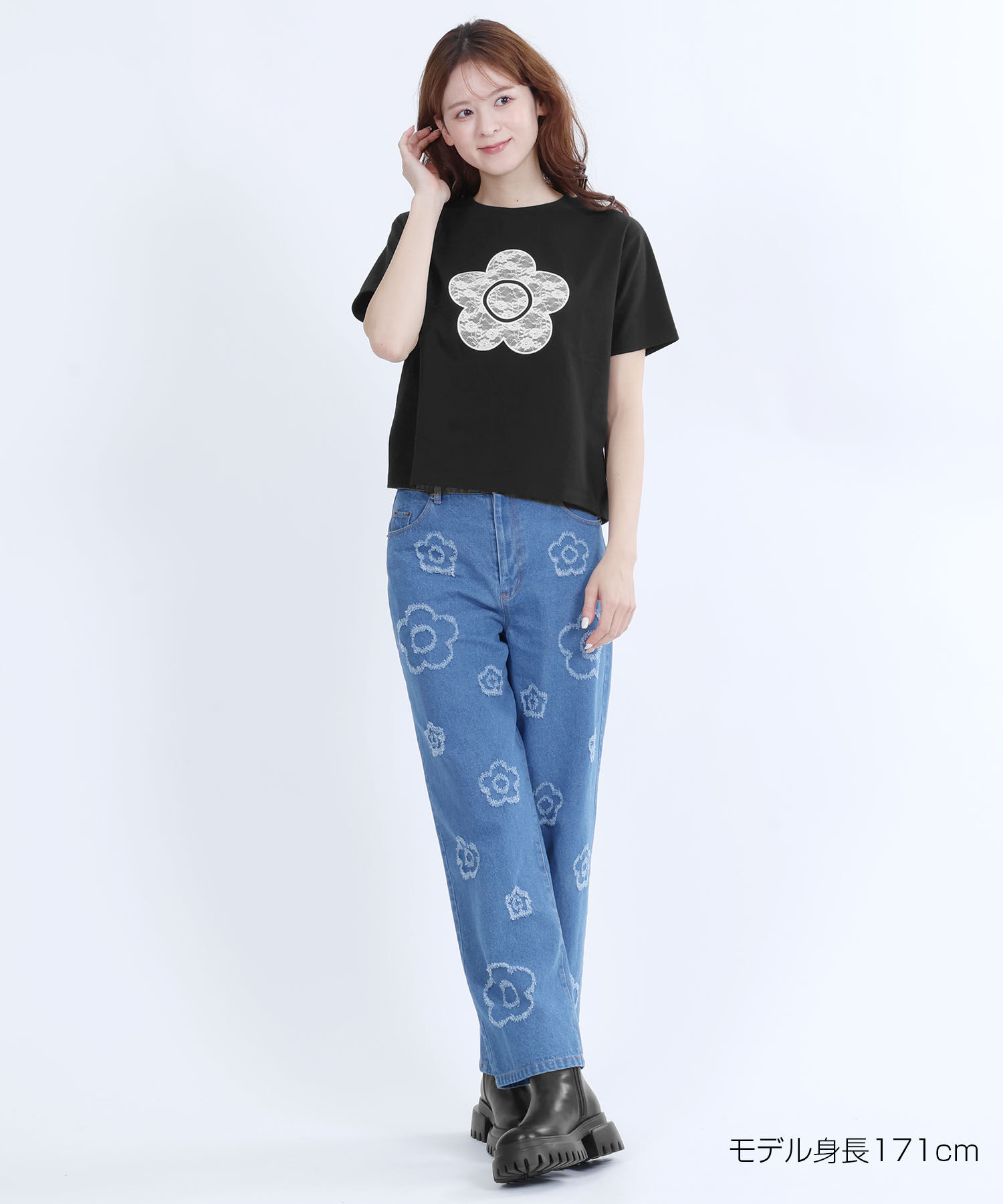 MARY QUANT「レースデイジー Tシャツ」|Tシャツ・カットソー|