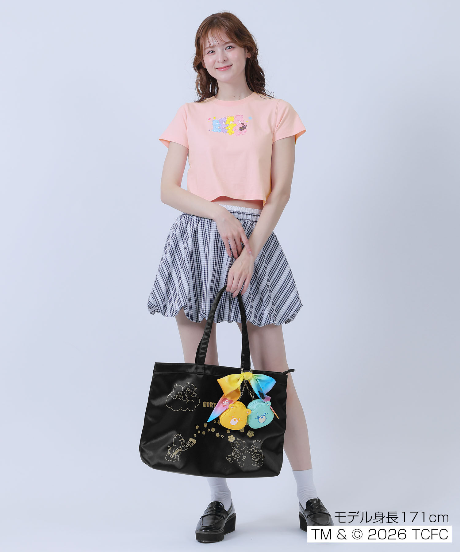 MARY QUANT「Care Bears(TM) クロップド Tシャツ」|Tシャツ・カットソー|