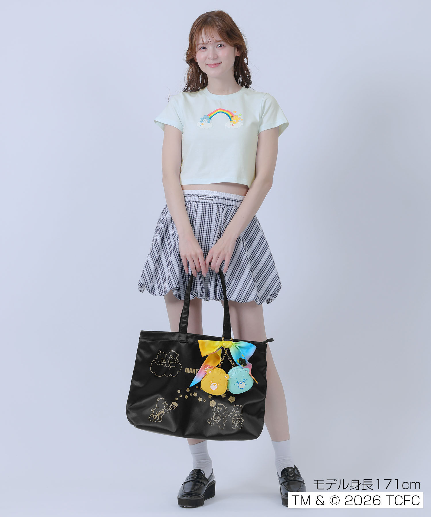 MARY QUANT「Care Bears(TM) クロップド Tシャツ」|Tシャツ・カットソー|