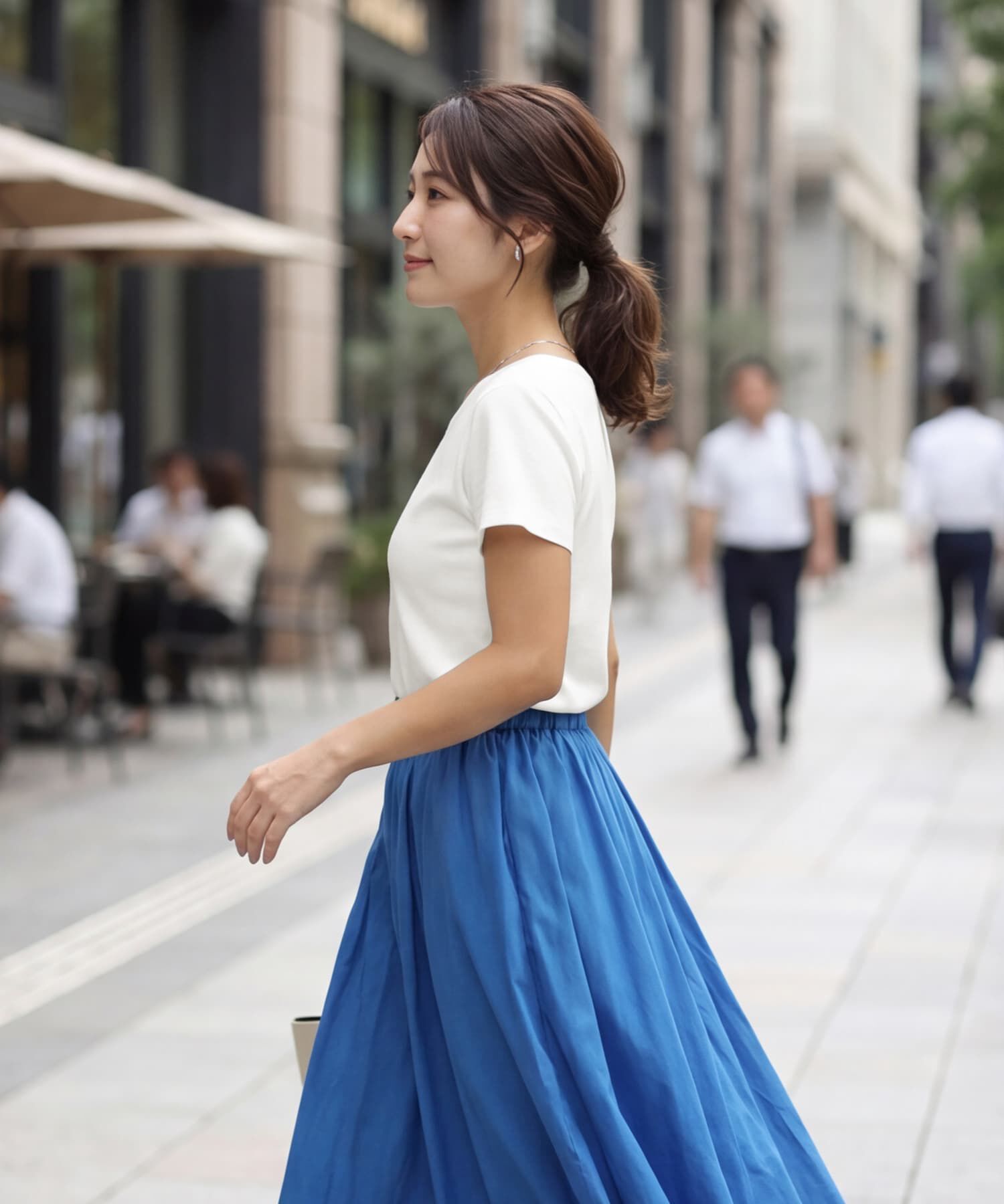 STYLE DELI「【Made in JAPAN】フライス半袖カットソートップス」|Tシャツ・カットソー|