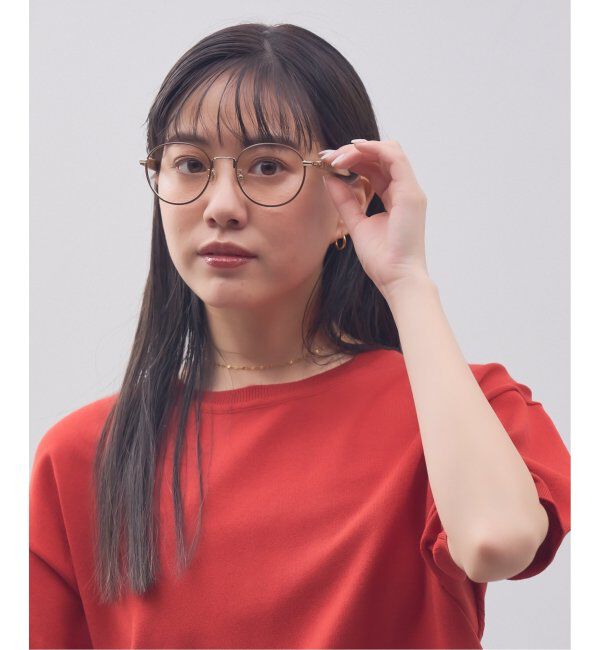  「Zoff｜STUDIO SEVEN｜ボストン型 メガネ スタジオセブン メタル｜伊達メガネ 度付きメガネ レンズ交換券付」|メガネ|