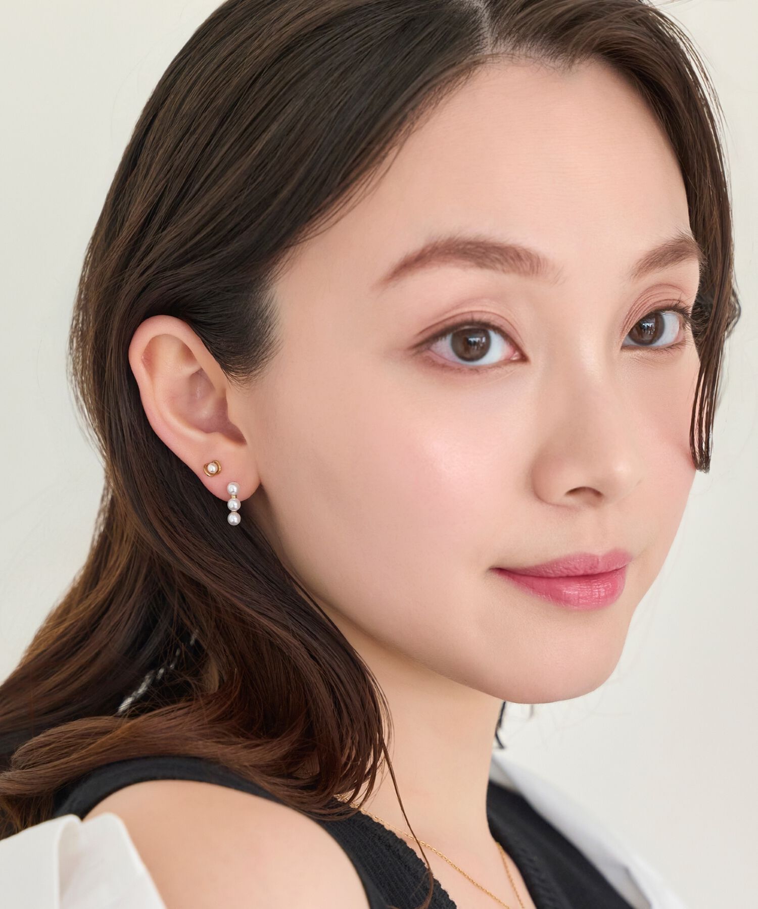 Phoebe「【金属アレルギー対応】プチメタルパールピアス(片耳)/サージカルステンレス」|ピアス|