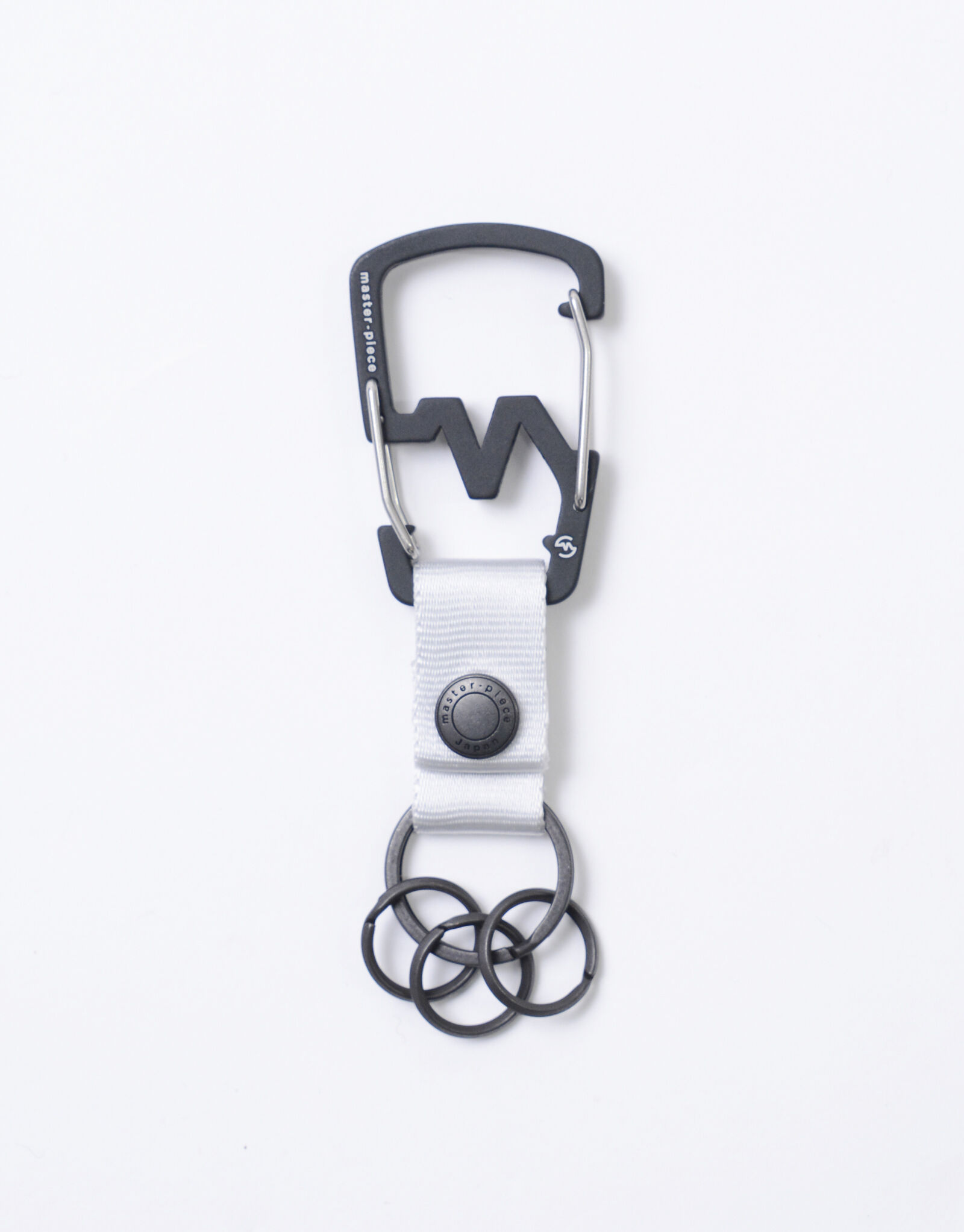 master-piece「M-CARABINER KEY RING キーホルダー」|チャーム・キーホルダー|シロ