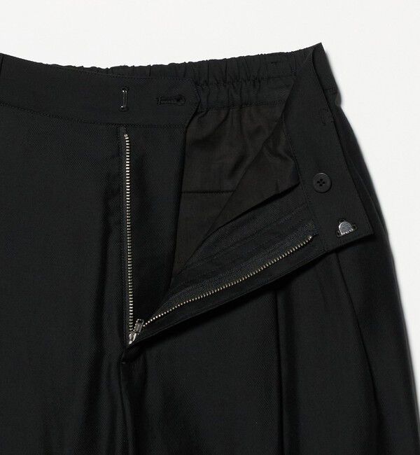 BEAUTY&YOUTH UNITED ARROWS「セルロースナイロン ツイル タック ワイドパンツ ウォッシャブル」|その他|