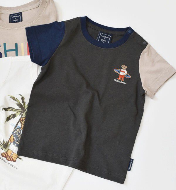 SHIPS Colors 「《一部追加予約》SHIPS Colors:80～150cm / TeddyBear(R) コラボ Tシャツ◇」|Tシャツ・カットソー|
