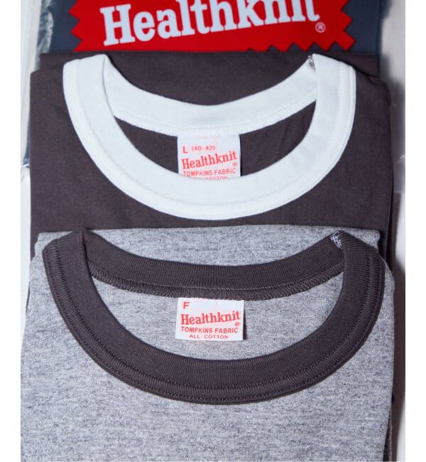  「HEALTH KNIT TOMPKINS JERSEY RINGER S/S：Tシャツ」|Tシャツ・カットソー|