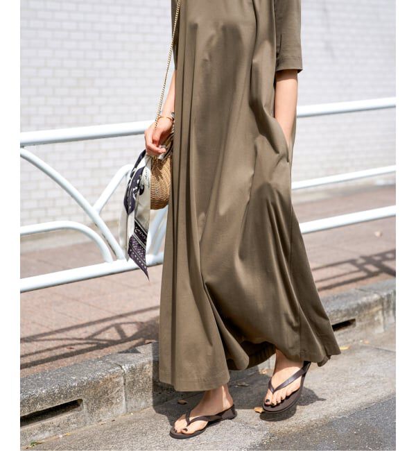 VERMEIL par iena「Smooth マキシワンピース」|ワンピース|