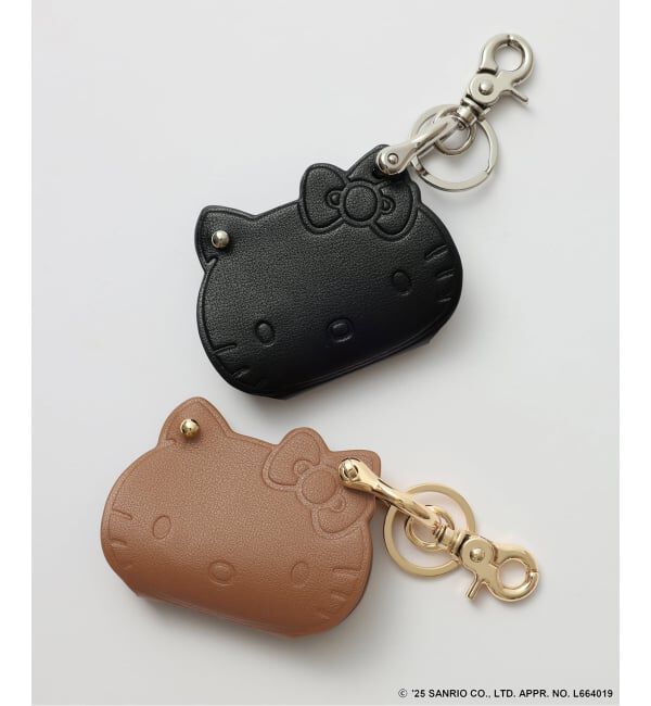 Spick and Span「《追加》HELLO KITTY S&S HASHIBAMI FACE レザーチャーム」|キーケース|