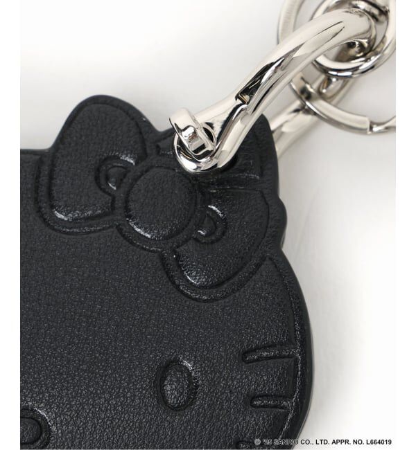 Spick and Span「《追加》HELLO KITTY S&S HASHIBAMI FACE レザーチャーム」|キーケース|