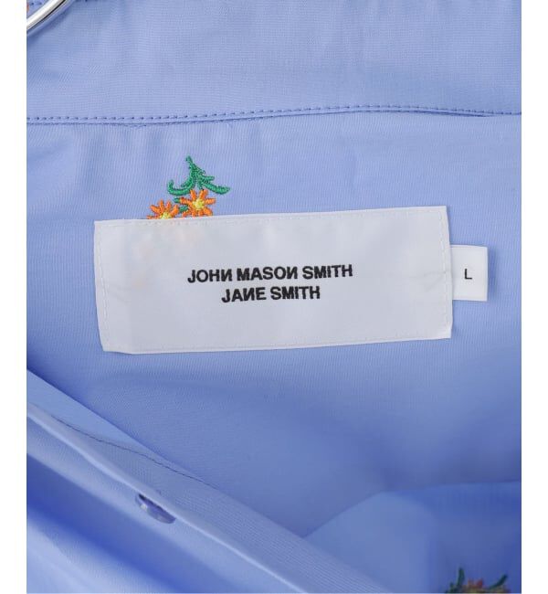 FRAMeWORK「JANE SMITH/ジェーンスミス flower embroidery regular col」|シャツ・ブラウス|