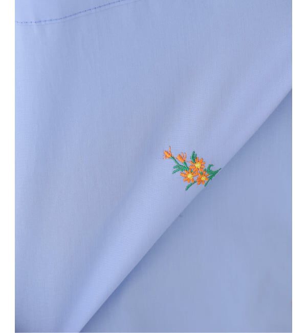 FRAMeWORK「JANE SMITH/ジェーンスミス flower embroidery regular col」|シャツ・ブラウス|