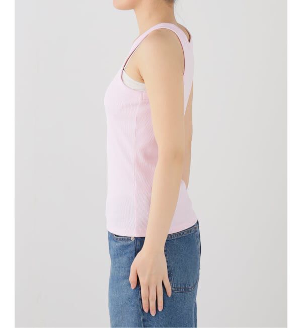 U by SPICK&SPAN「Calvin Klein / カルバン クライン COTTOUR 2X2 RIB GRAPHIC TAN」|Tシャツ・カットソー|